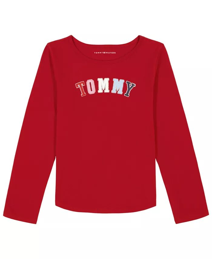 

Футболка с длинным рукавом для больших девочек с аркой Tommy Hilfiger