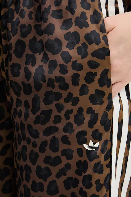 Спортивные брюки из полиэстера Adidas Originals, коричневый — фото 4