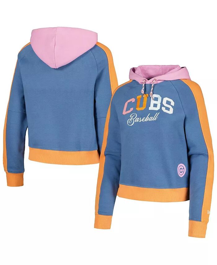 

Женская светло-голубая толстовка с капюшоном Chicago Cubs Fashion Color Pop New Era