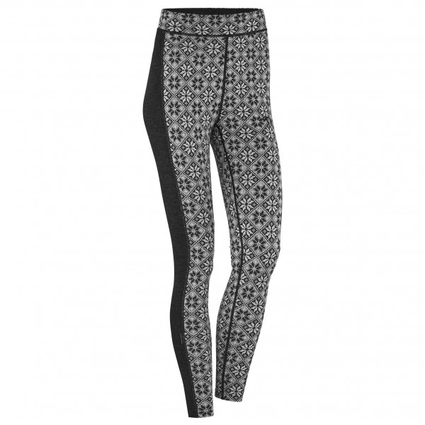 

Женские розовые брюки с высокой талией - нижнее белье из мериносовой шерсти Kari Traa, черный