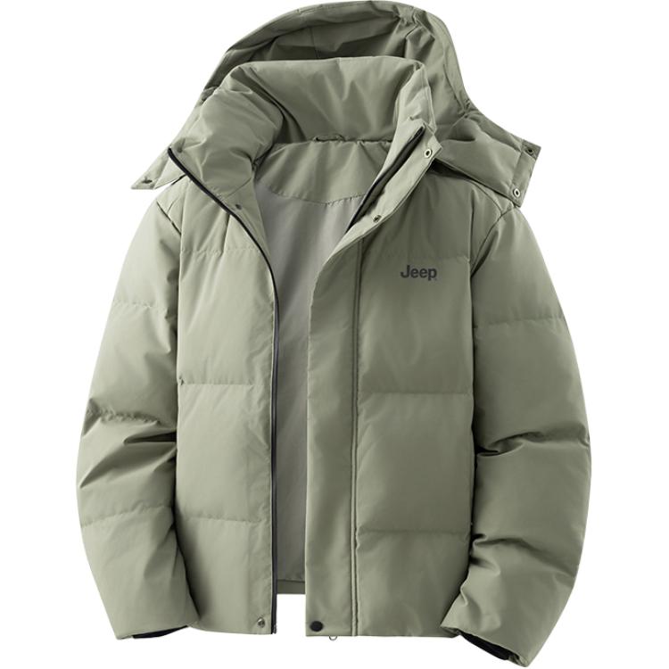 

Пуховик Unisex Thickened Jeep, серый зеленый