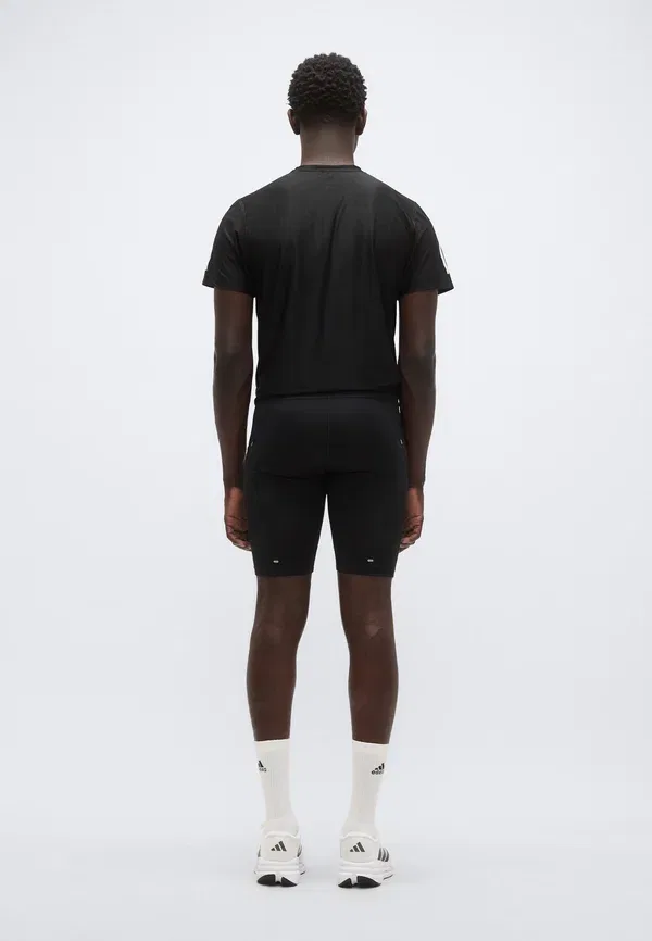 Короткие беговые леггинсы Adidas Performance, черный — фото 3