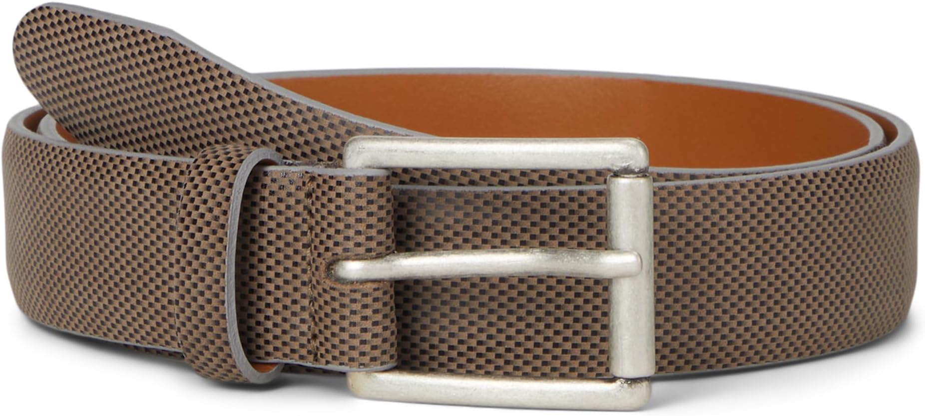 

Ремень Johnston & Murphy Men's Brushed Micro Check, Taupe