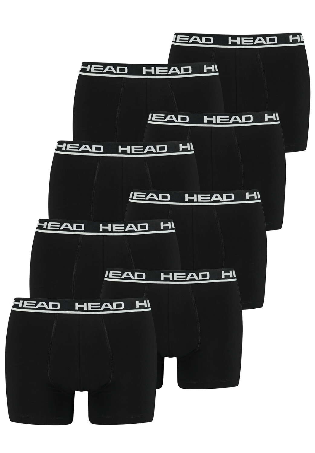 

Боксеры HEAD Boxershorts Head Basic Boxer 8P, цвет 005 - Black