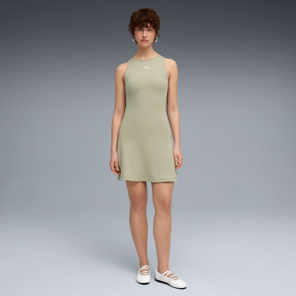 

Женское платье в рубчик Puma Wardrobe Essentials, зеленый