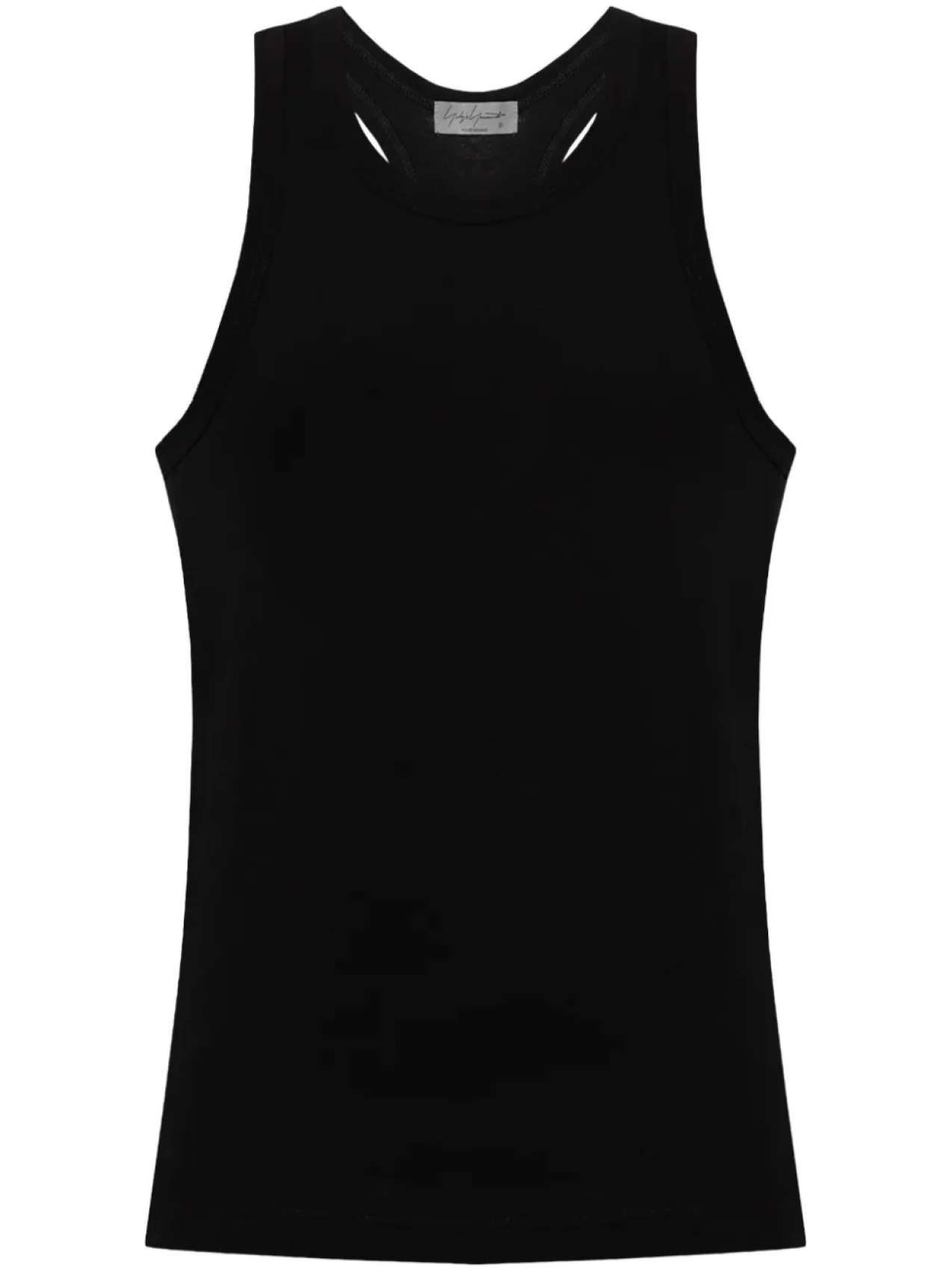 

Майка Yohji Yamamoto с круглым вырезом, черный