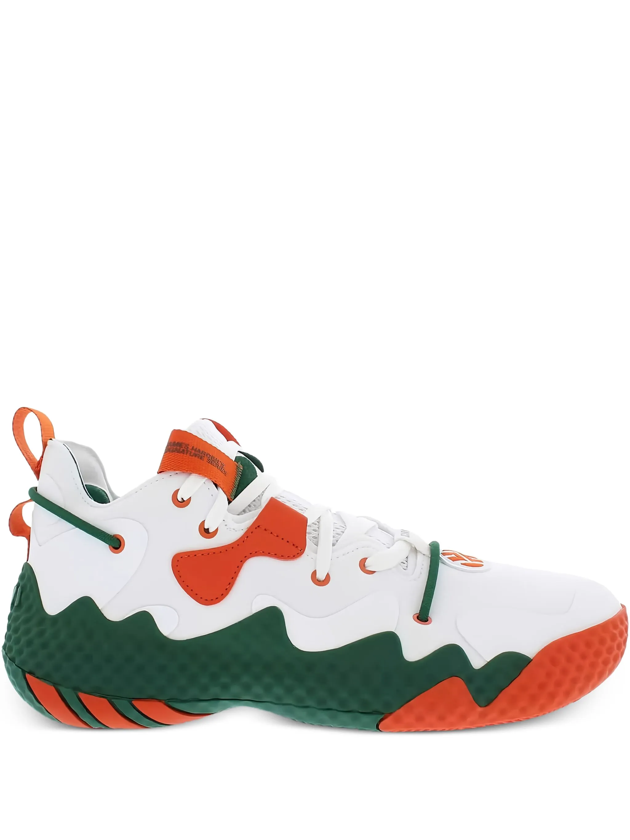 

Кроссовки SM Harden Vol. 6 White/Green/Orange Adidas, белый