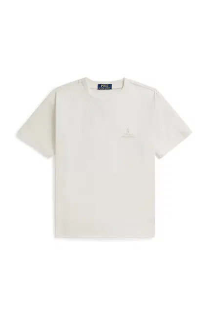 Футболка хлопковая Polo Ralph Lauren, белый — фото 2