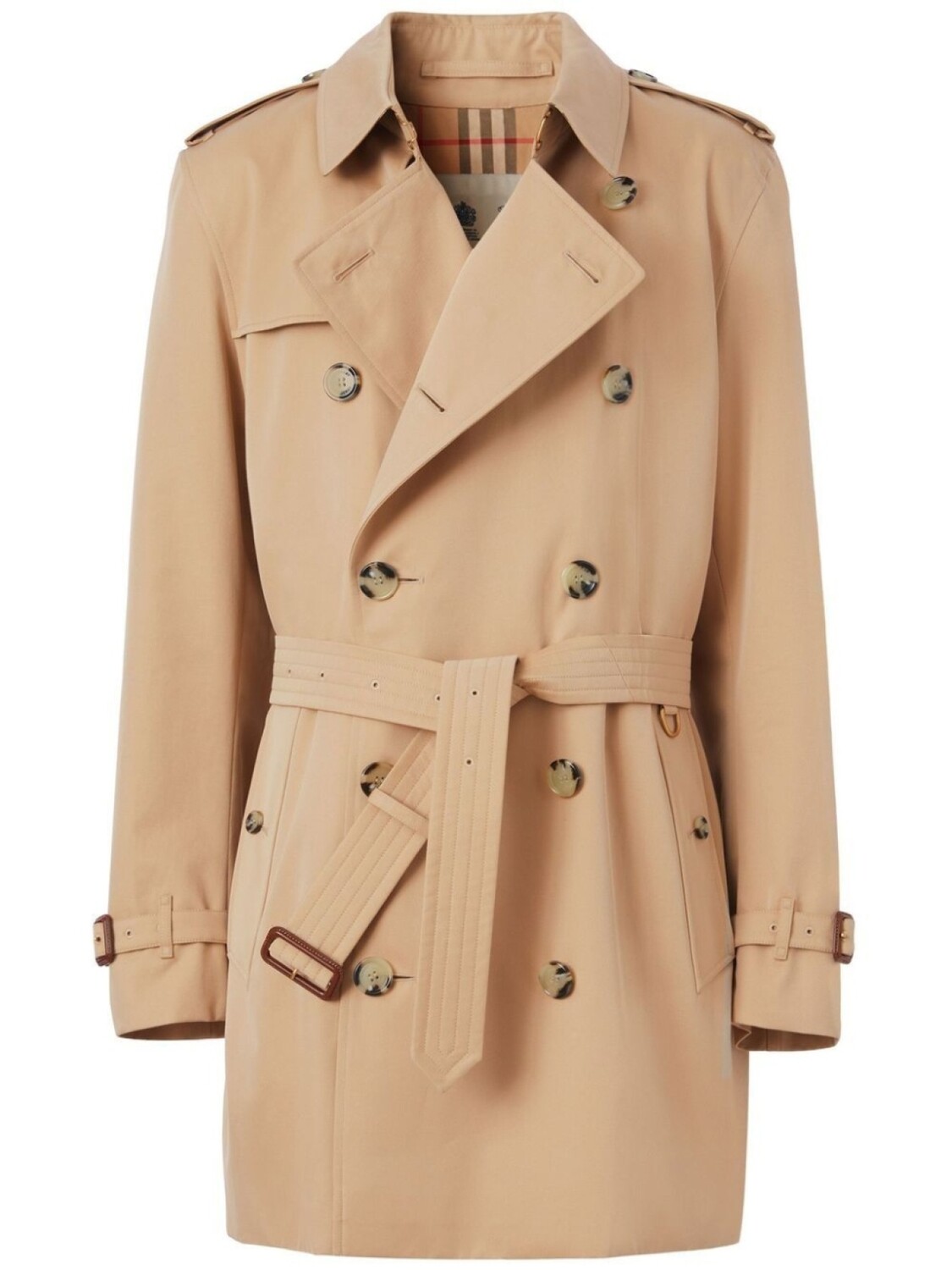 

Тренч Kensington Heritage Burberry, бежевый
