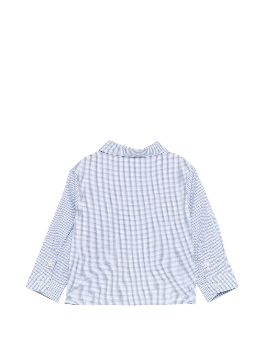 Рубашка в клетку Emporio Armani Kids, белый — фото 2