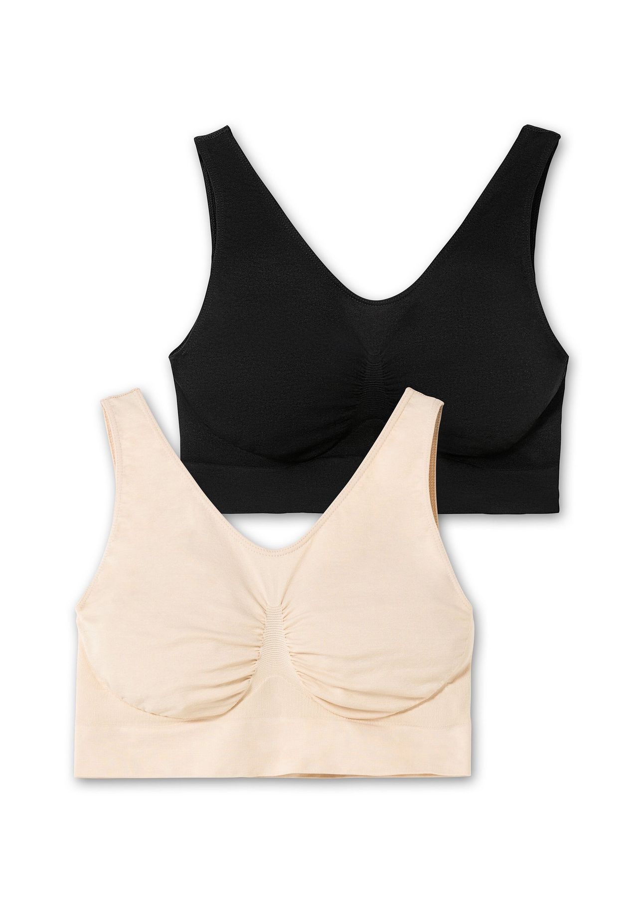 

Двойная упаковка бюстье в форме бюстье в двойной упаковке Sheego, цвет Hautfarben+schwarz