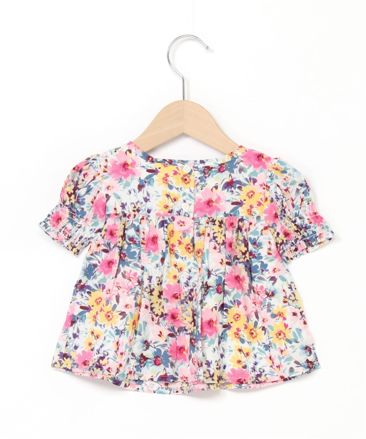 Топ с цветочным принтом и сборками (для малышей) Gap, FLORAL_PRINT — фото 4