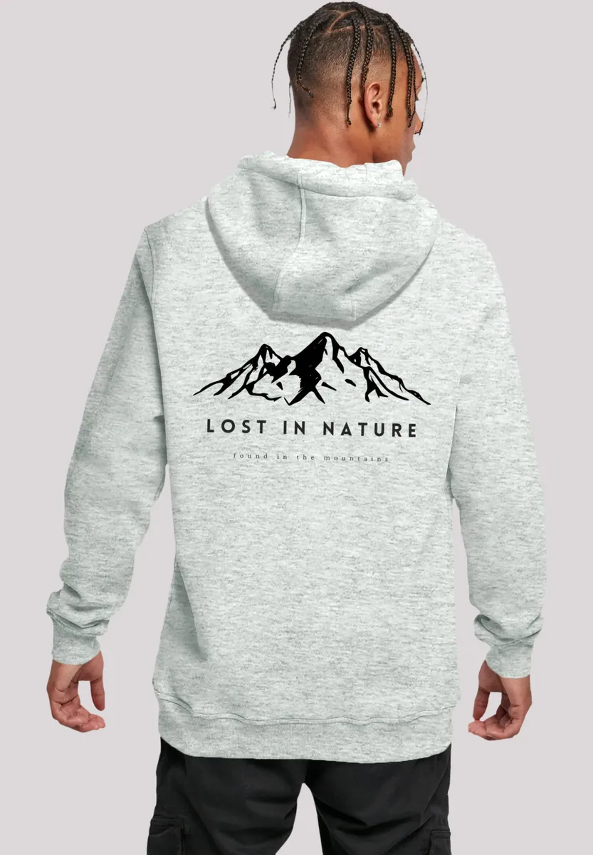 

Толстовка F4NT4STIC "MOUNTAIN x F4NT4STIC", принт, серый