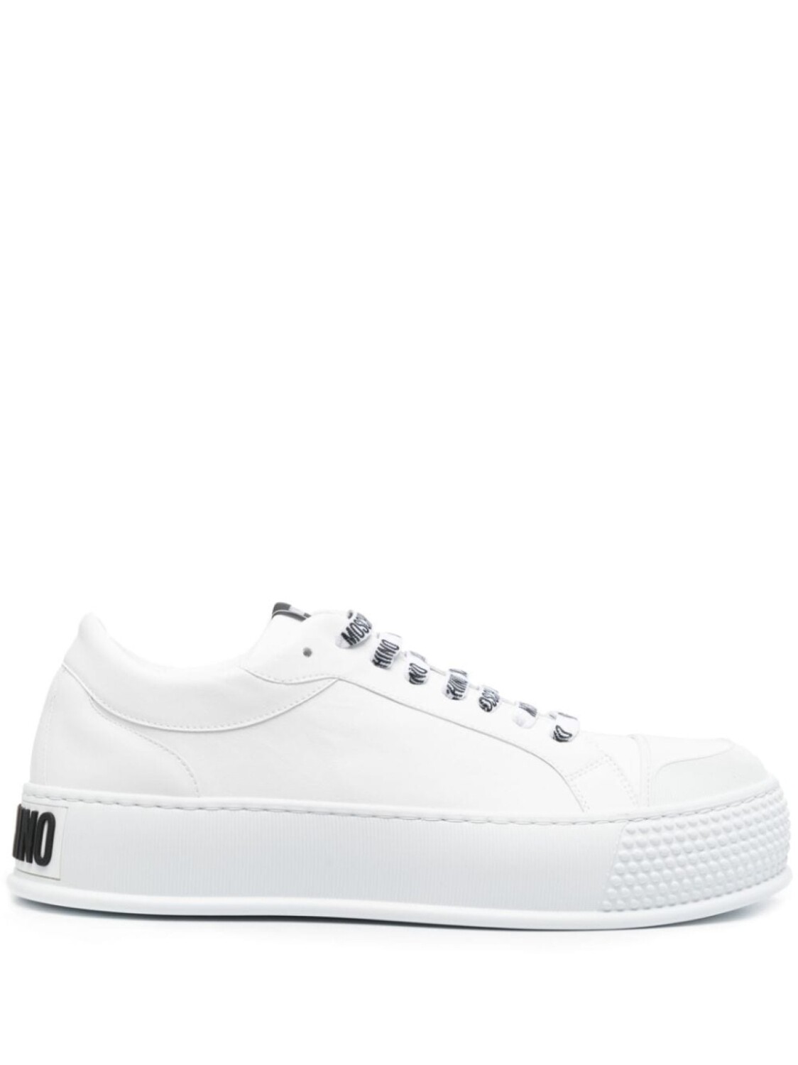 

Кроссовки Moschino Embossed Logo, белый