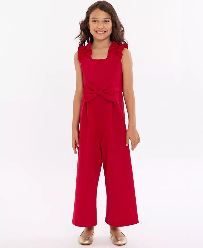 

Детский гофрированный комбинезон Scuba для девочек 7-16 лет Bonnie Jean, красный