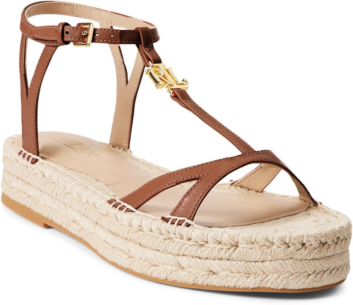 Сандалии Lauren Ralph Lauren Payton Espadrille, цвет Deep Saddle Tan