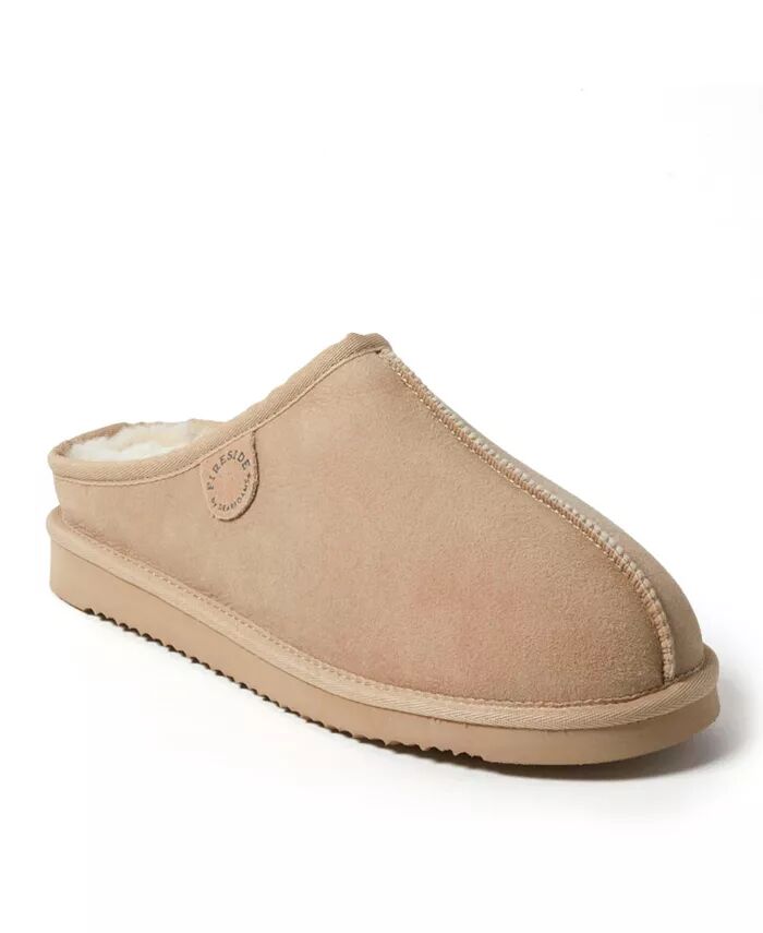 

Мужские тапочки-сабо Grafton Genuine Shearling Dearfoams, коричневый/бежевый