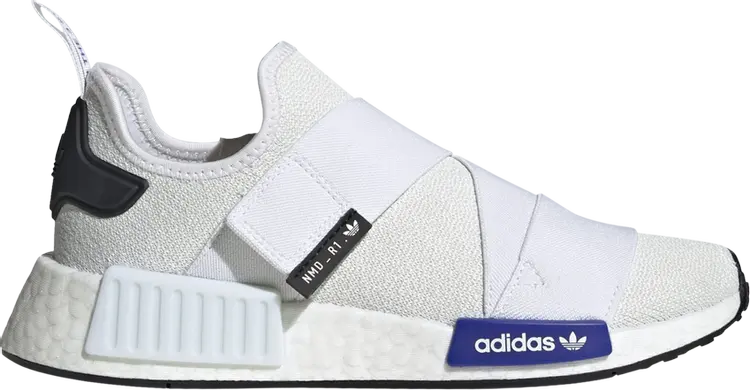 

Кроссовки Wmns NMD_R1 Strap 'White Lucid Blue', белый