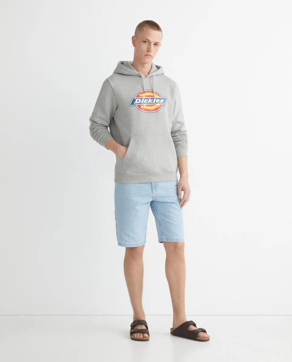

Мужская толстовка с капюшоном Dickies, светло-серый