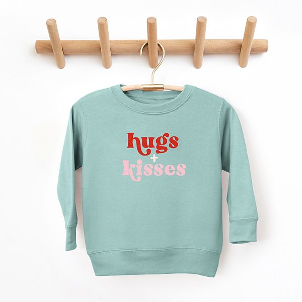 Графический свитшот youth ultra-soft hugs and kisses The Juniper Shop, Natural — фото 2
