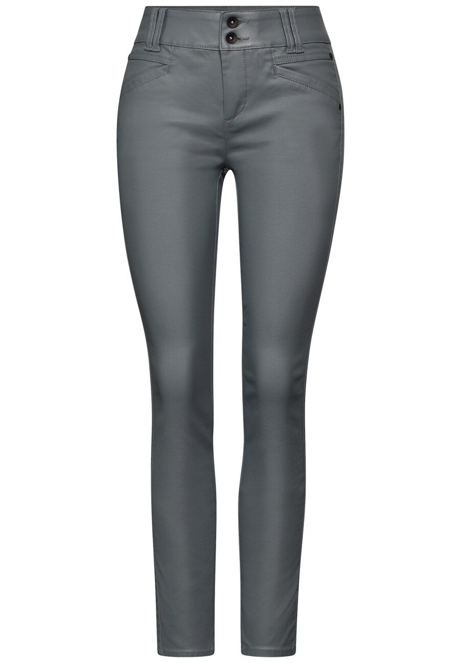 

Брюки зауженного кроя STREET ONE, цвет Basalt grey