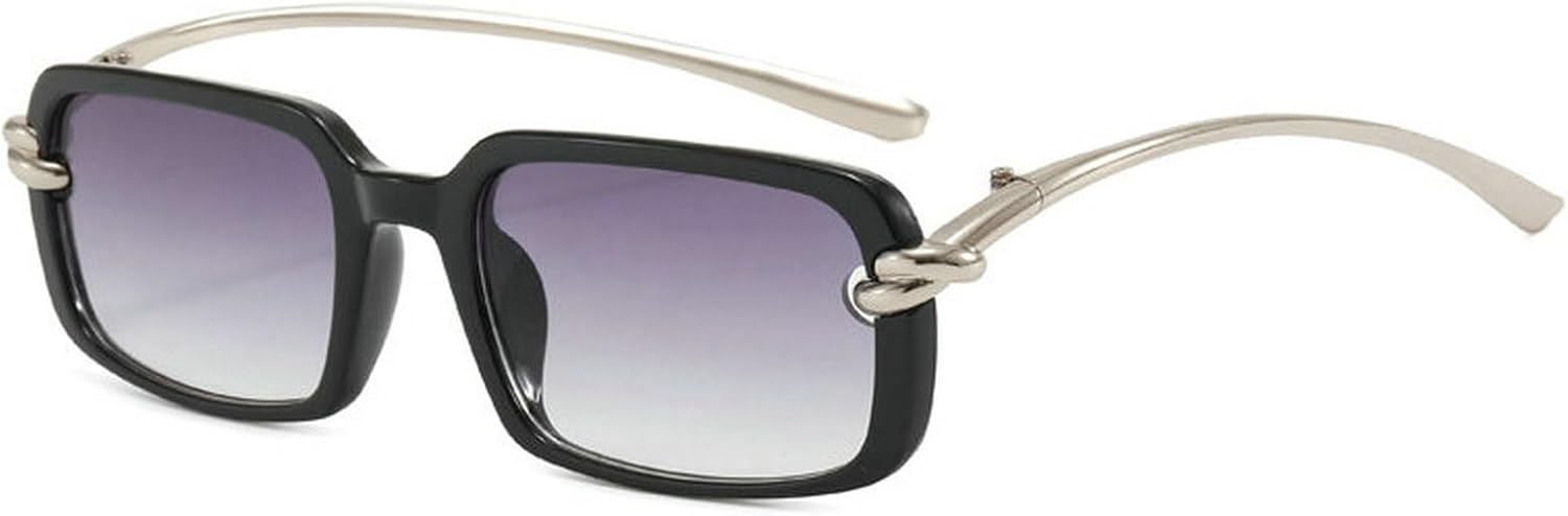 

Солнцезащитные очки COTIA 2026 в квадратной оправе для женщин и мужчин, с оригинальным дизайном, прямоугольной формой и необычной формой, в стиле ретро, ​​хип-хоп, Black Grey