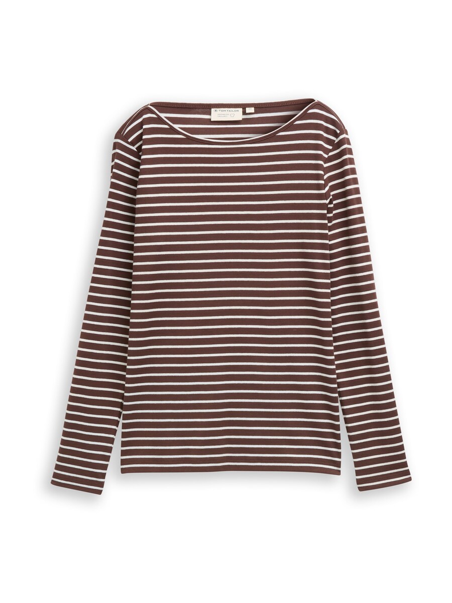 

Лонгслив TOM TAILOR, Dark brown