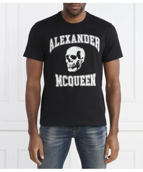 

Футболка Regular fit Alexander Mcqueen, черный