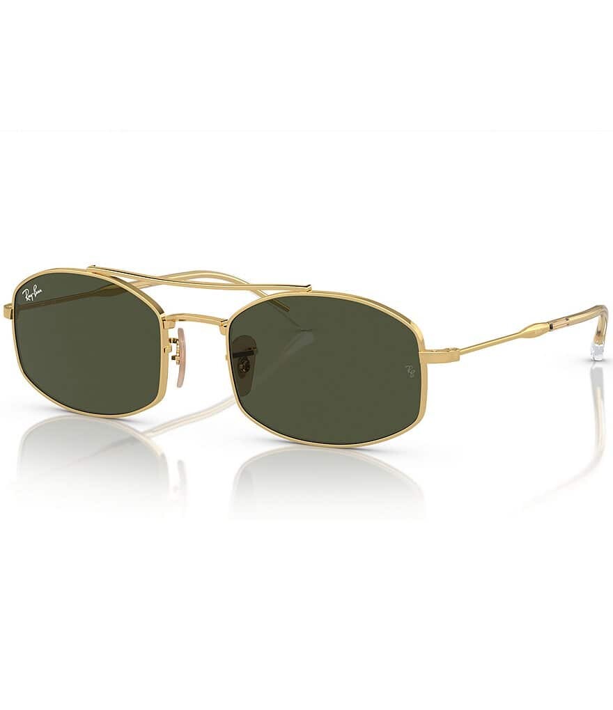 

Овальные солнцезащитные очки Ray-Ban унисекс Rb3719 54 мм, золотой