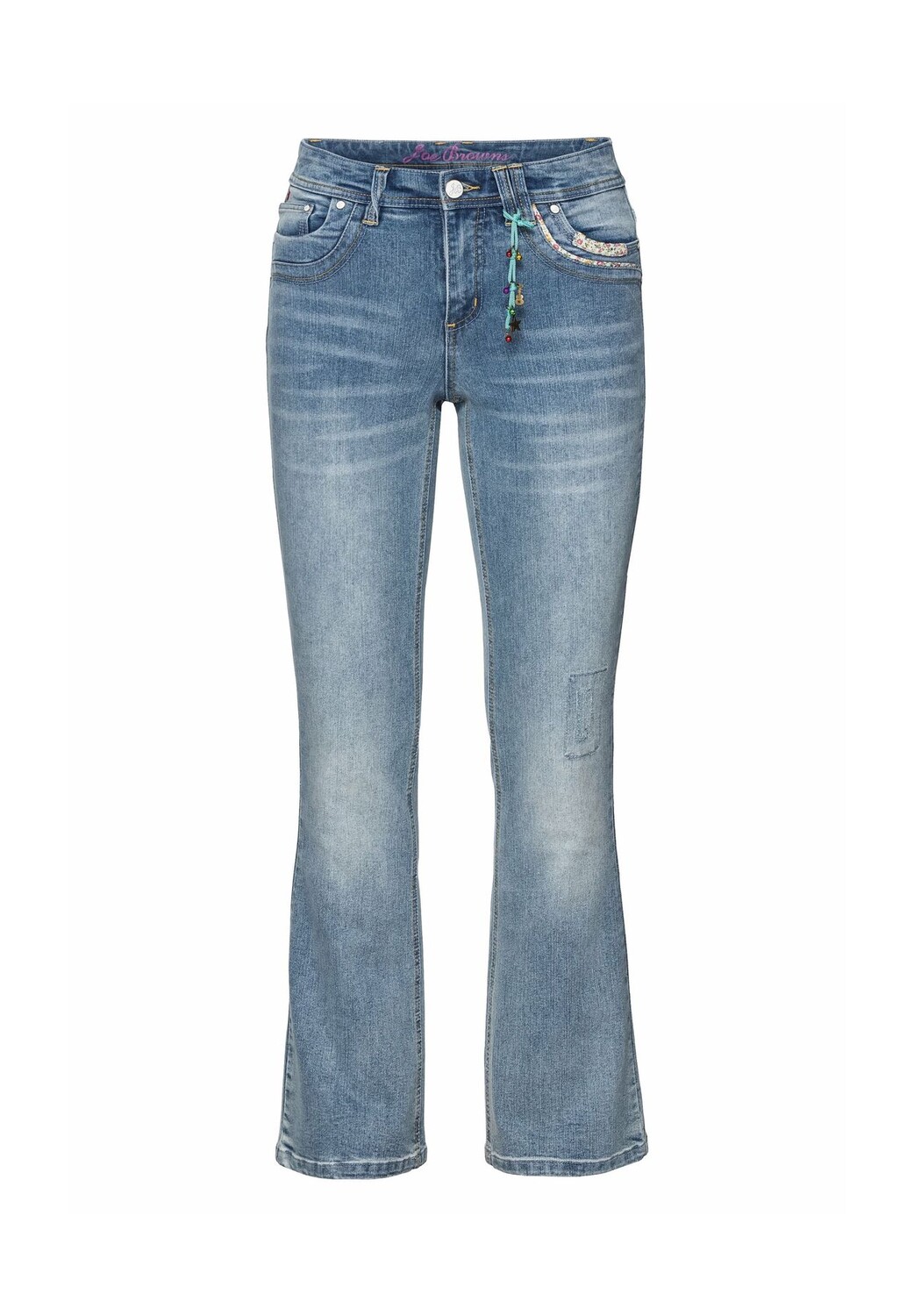 

Джинсы с пайетками на поясе Joebrowns, цвет Light Blue Denim