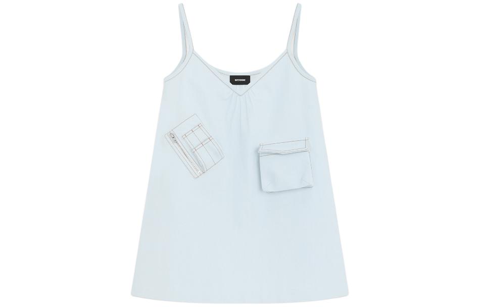 

SS24 Слиповое платье женское светло-голубое WE11DONE