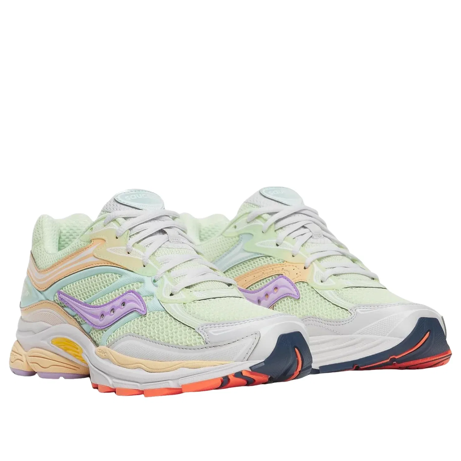 Кроссовки Saucony Progrid Omni 9 Prism 'Lime Ordchid' S71034-1, зеленый — фото 3