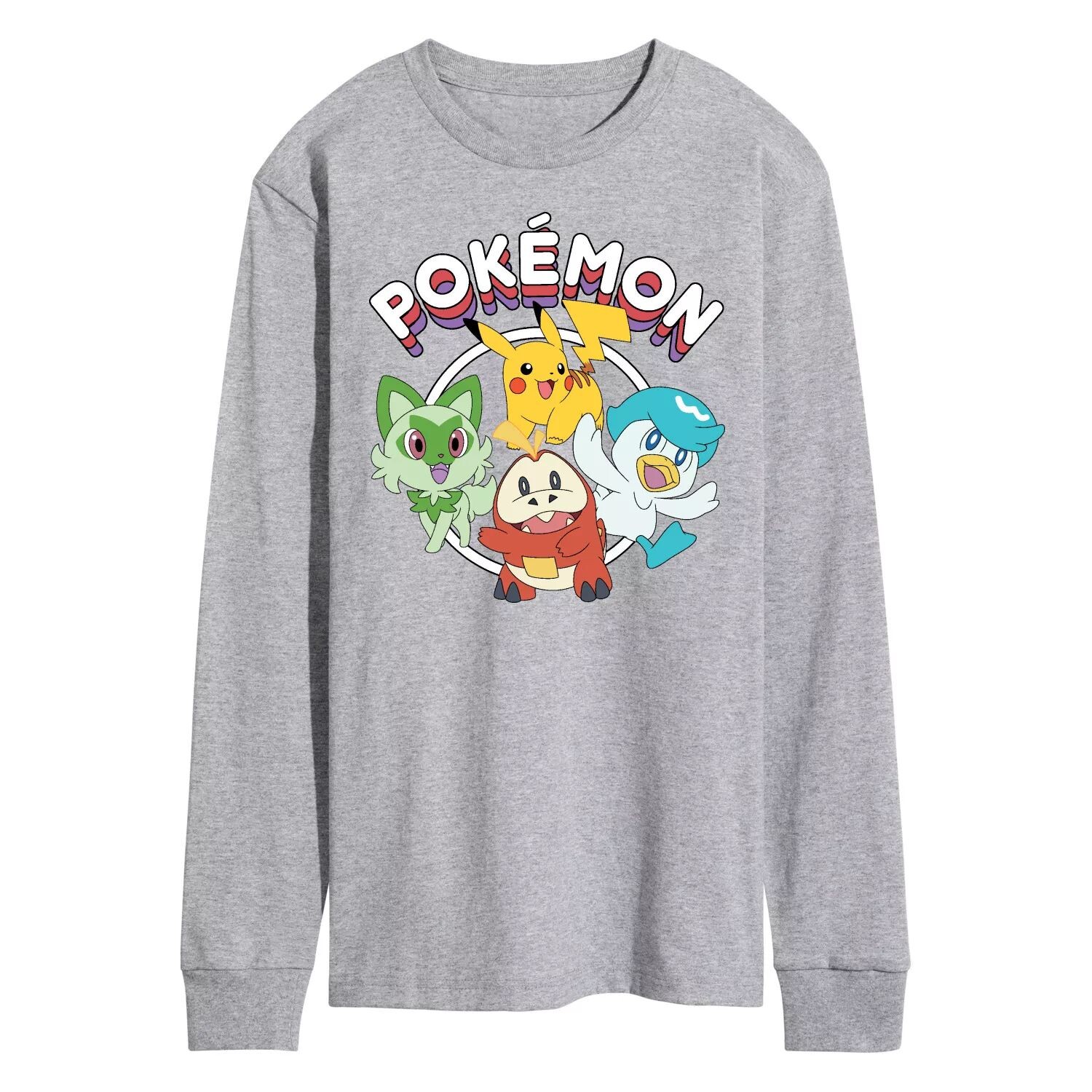 

Мужская футболка с длинными рукавами и рисунком Pokemon Scarlet
