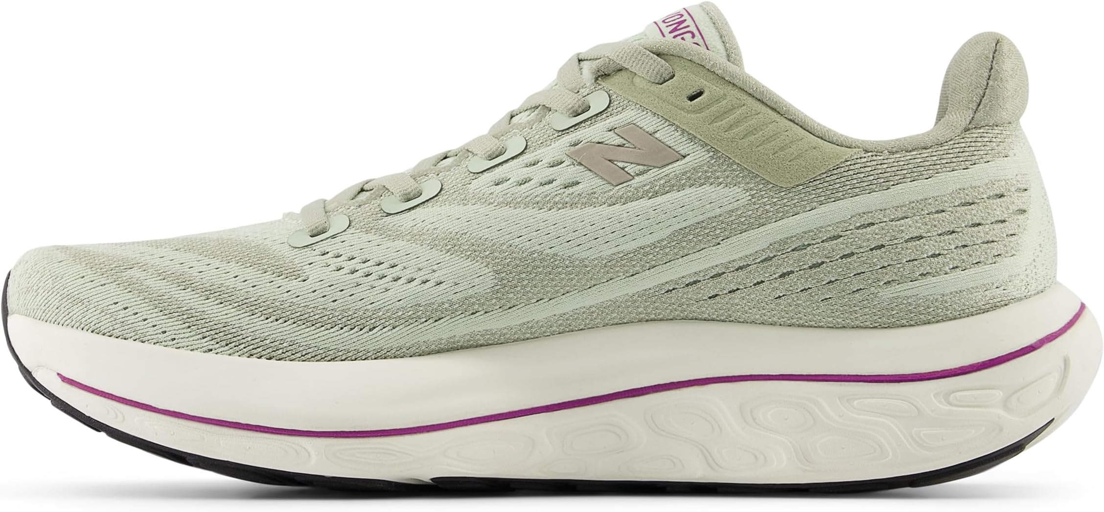 Кроссовки New Balance Fresh Foam X Vongo v6, цвет Natural Mint/Light Gold Metallic — фото 4