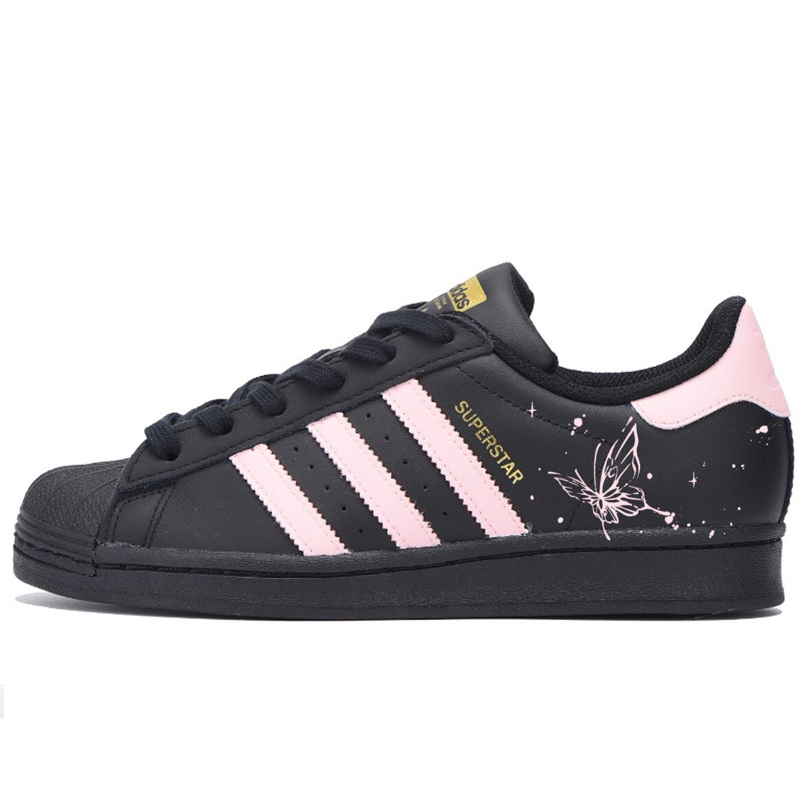 

Кроссовки Adidas Originals Superstar J Kids' Skateboarding Shoes Grade School, черный