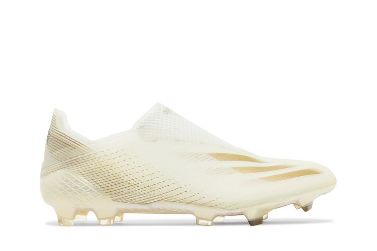 

Кроссовки X Ghosted+ FG 'White Metallic Gold Melange', белый