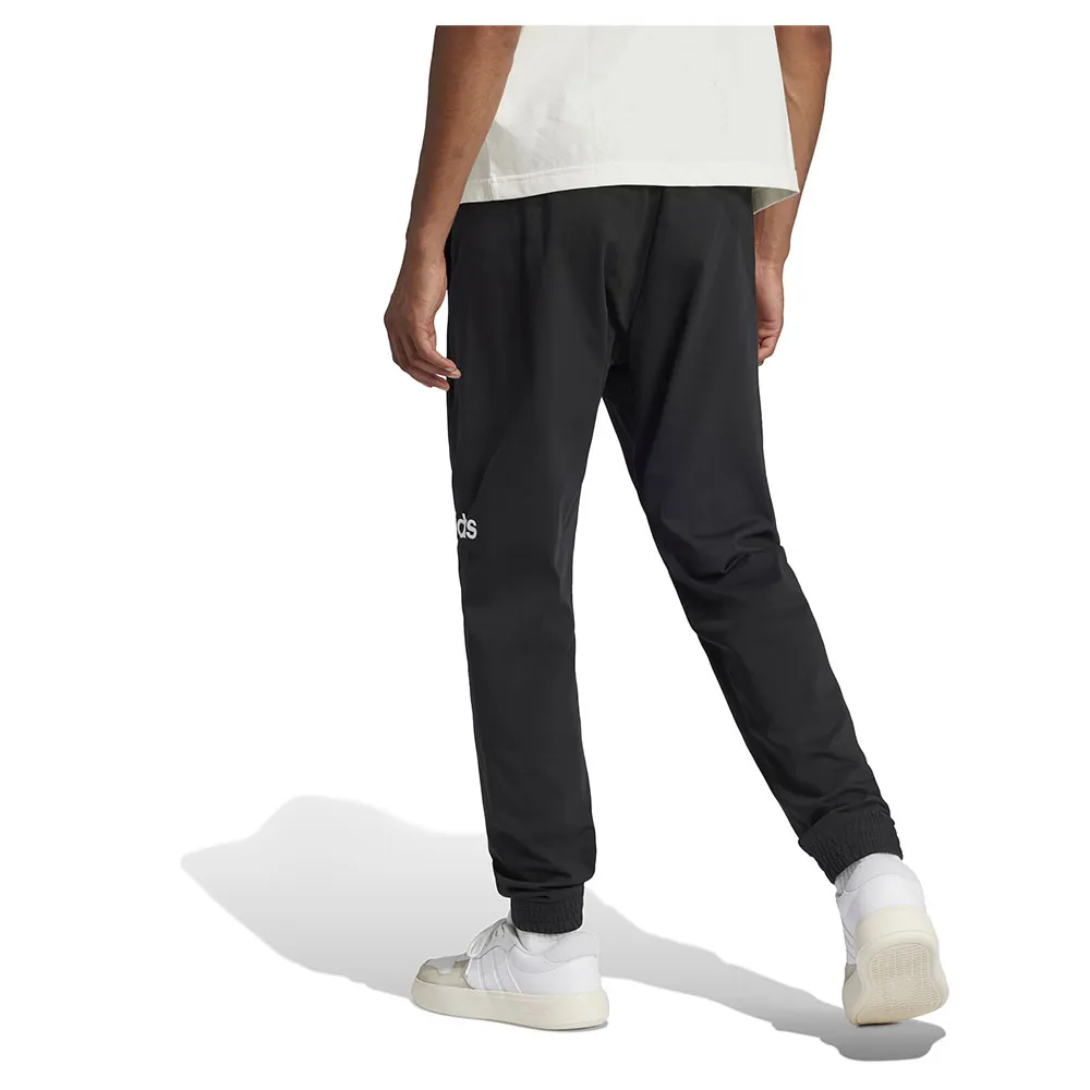 Джоггеры adidas Essentials Linear Single Jersey, черный — фото 2