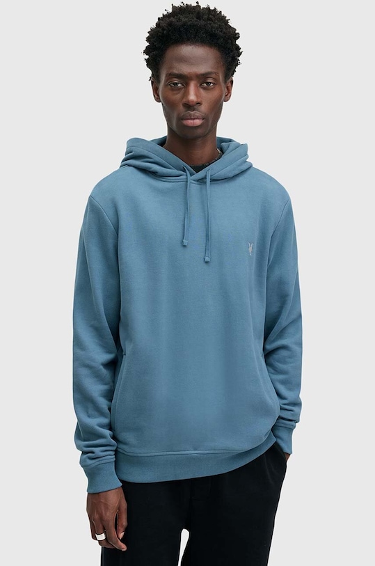 

Хлопковая толстовка RAVEN OTH HOODY Allsaints, синий