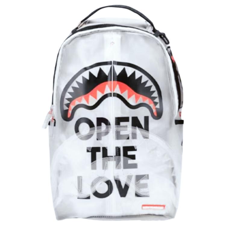 

Рюкзак унисекс обычный прозрачный SPRAYGROUND с TPU (в комплекте бейсболка)