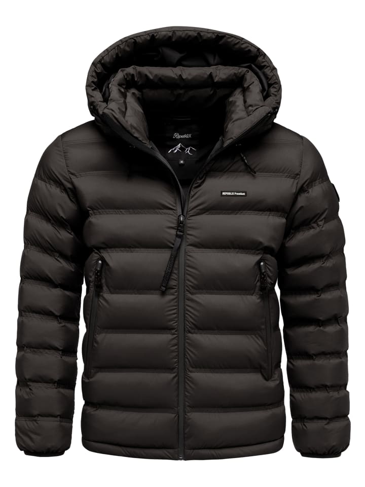 

Зимняя куртка BRAXTON черного цвета REPUBLIX