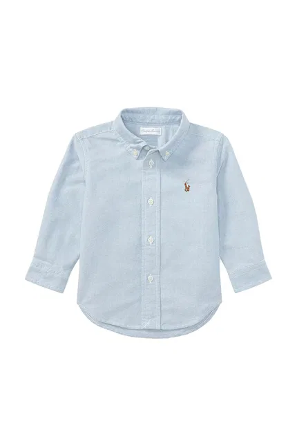 Рубашка хлопковая Polo Ralph Lauren, синий