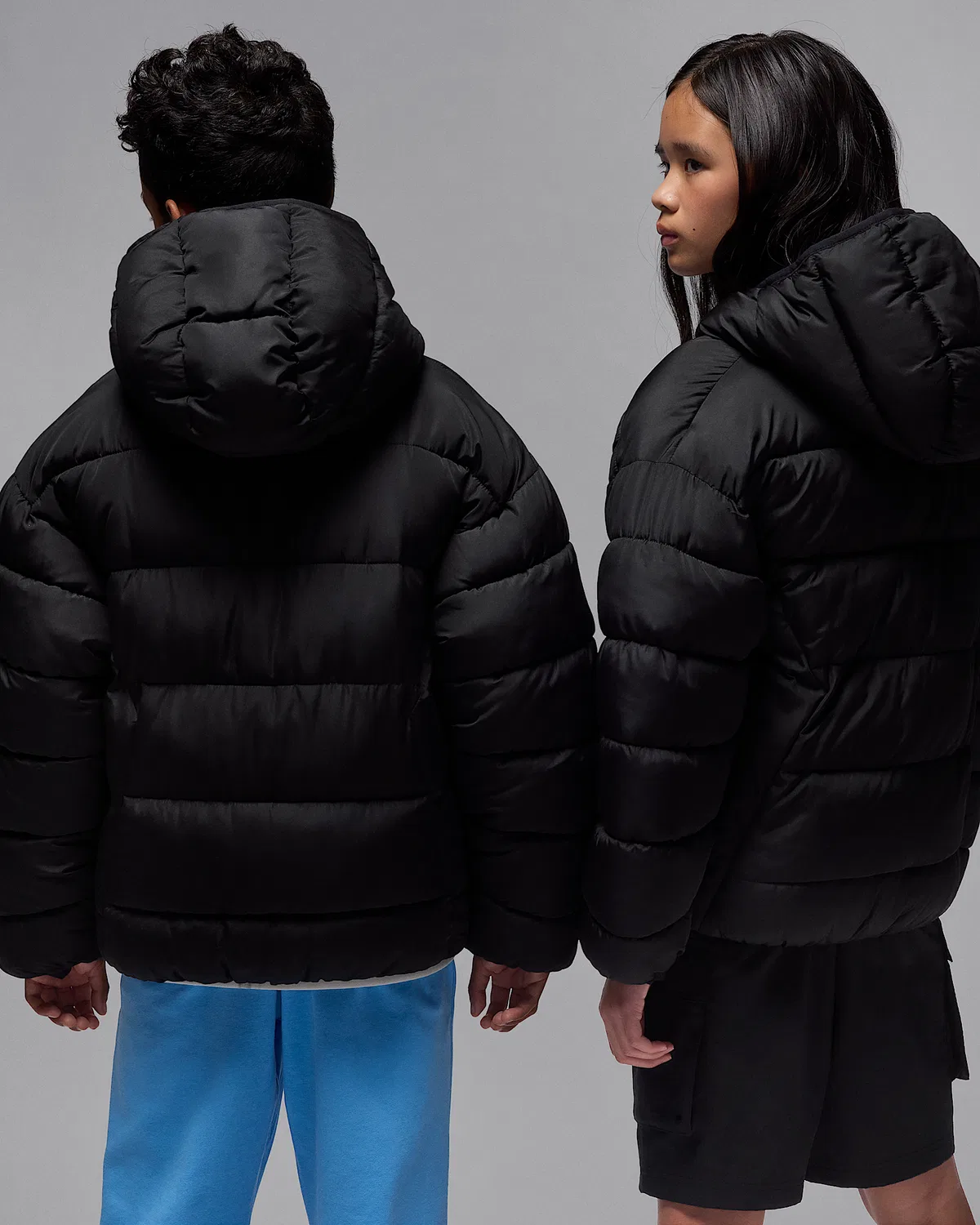 Детская куртка Brooklyn Puffer Jordan, Black — фото 2