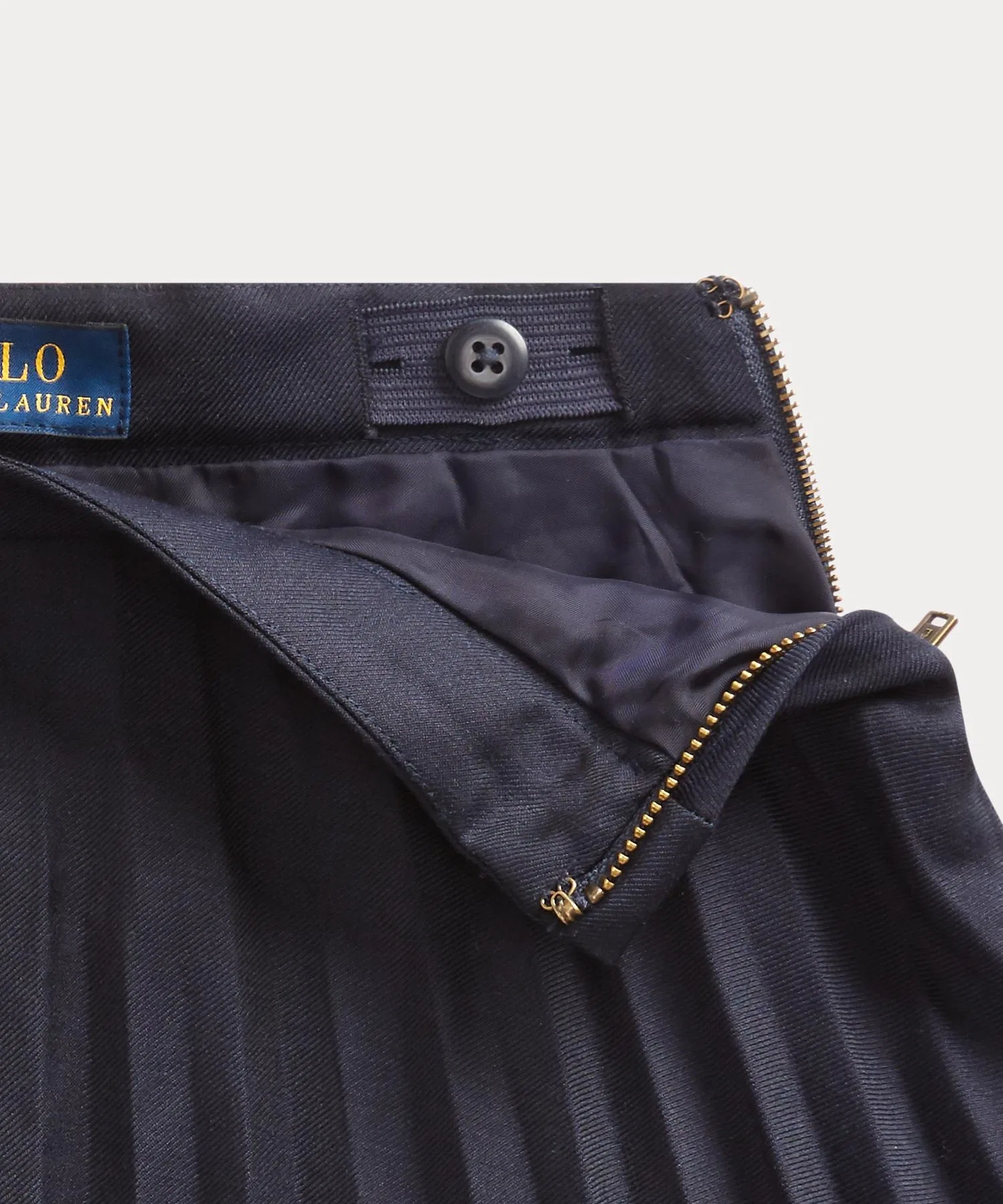 Детская юбка POLO RALPH LAUREN CHILDRENSWEAR из шерсти с плиссировкой — фото 3