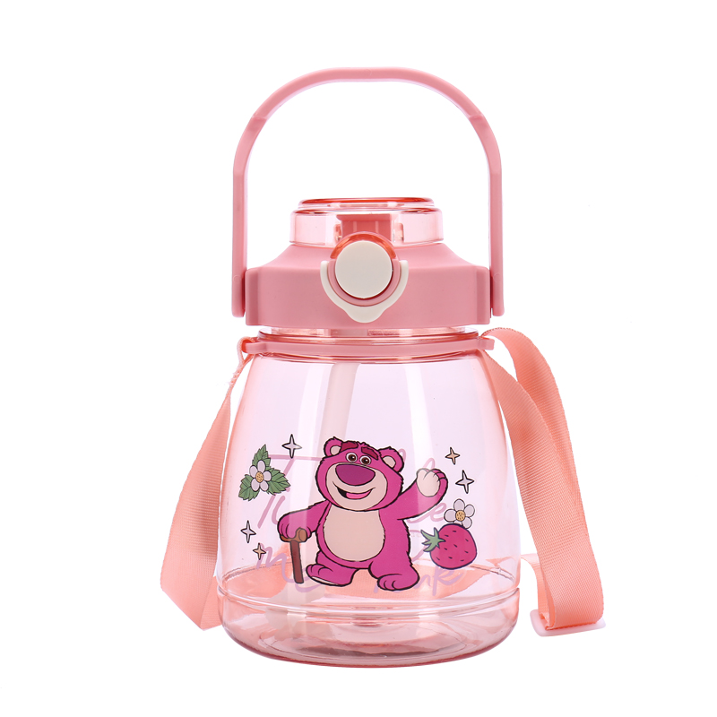 

Пластиковые стаканы для воды Disney, Strawberry Bear Potbelly Cup (1100Ml)