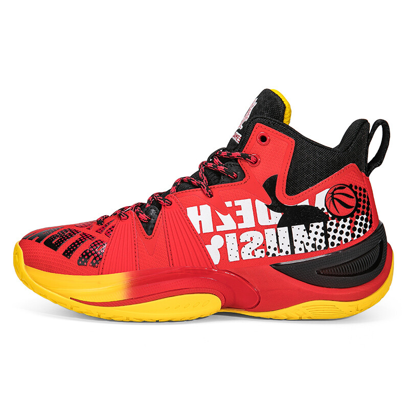 

Баскетбольные кроссовки Basketball Shoes Unisex High-Top Andezhanmusi, черный/белый/красный