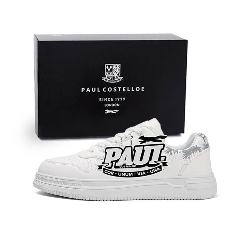 

Кроссовки PAUL COSTELLOE Skateboarding Shoes Unisex Low-top White, белый