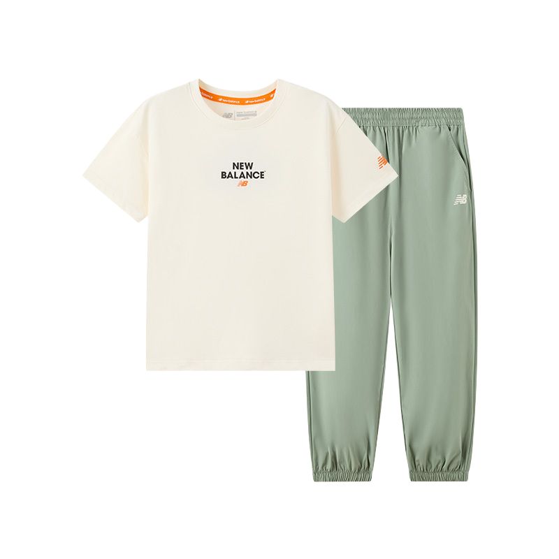 

New Balance Повседневная спортивная одежда Ivory White для детей 3-7 лет