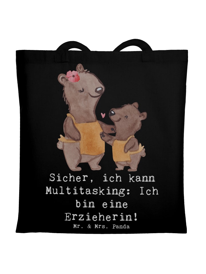 

Сумка-шоппер для воспитателей детского сада: многозадачность с Saying in Black Mr. & Mrs. Panda