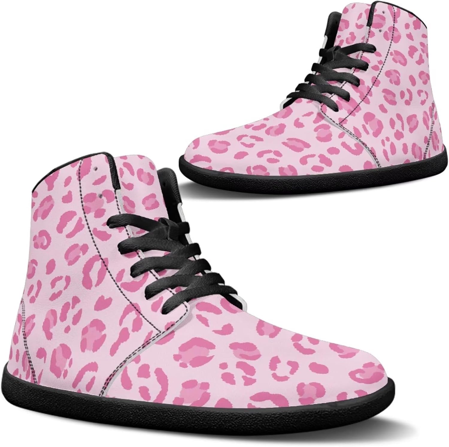 

Мужские кроссовки Binienty, высокие, из ПУ, широкие, противоскользящие, для бега и кросс-тренинга, без амортизации, светло-розовый