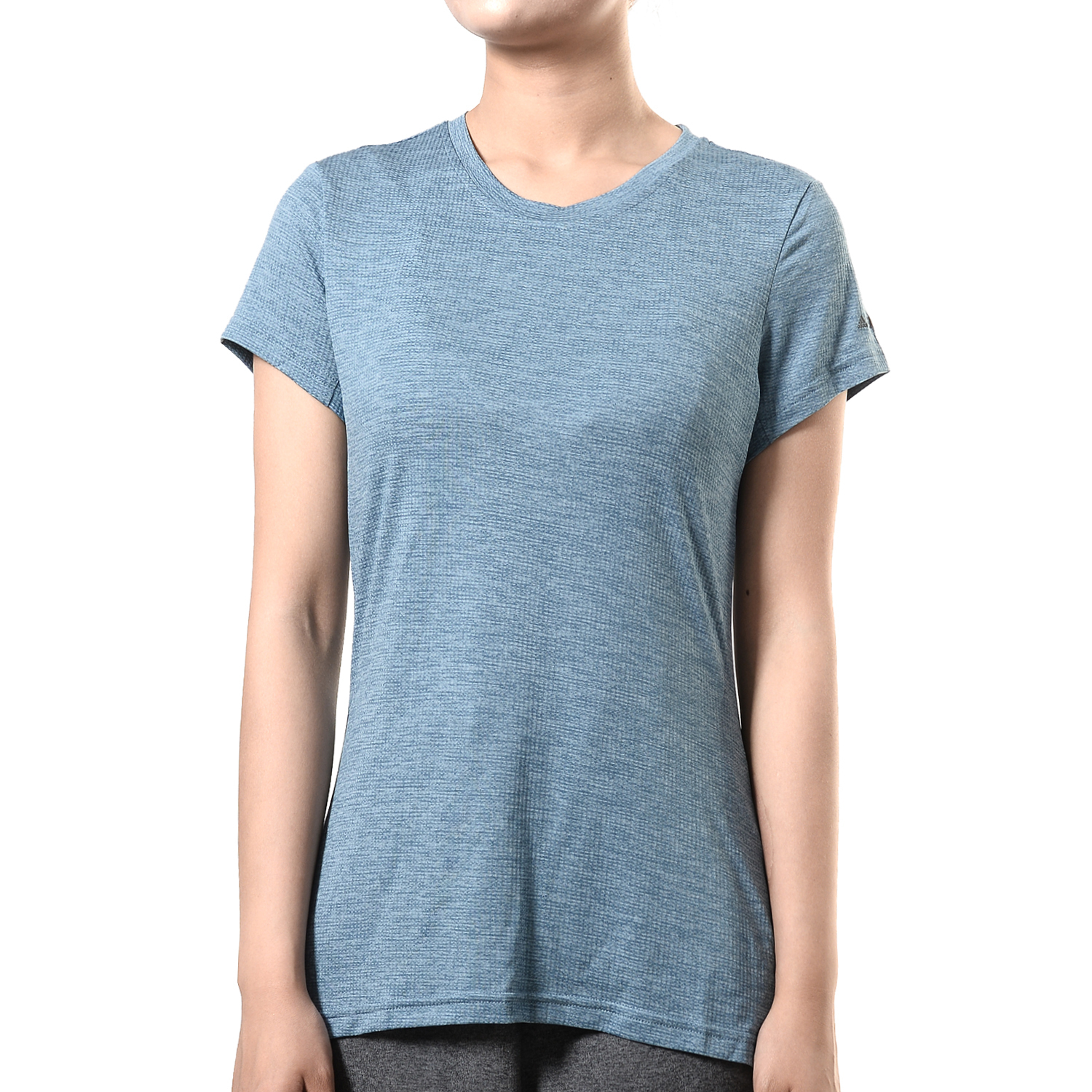 

Adidas Футболка женская синяя, Синий, Adidas Футболка женская синяя